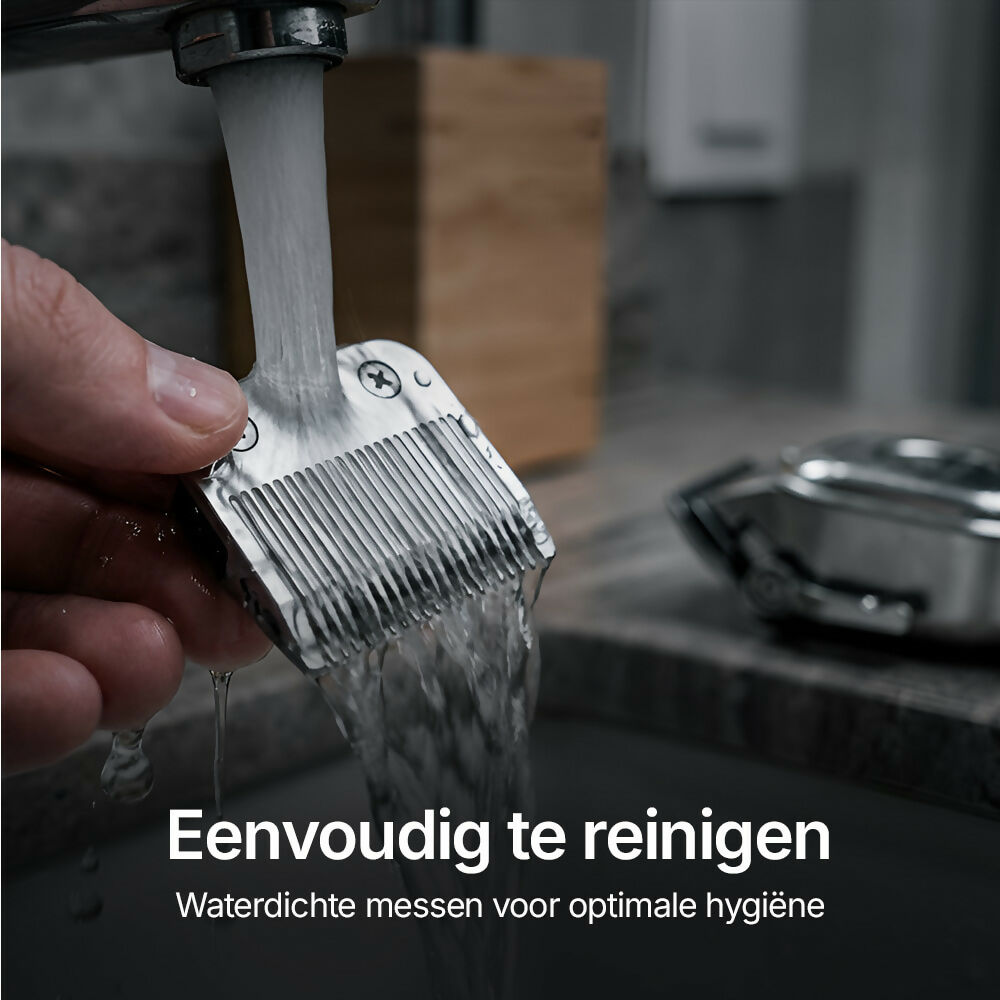 Oryzom ProTrim 2.0 – Precisie roestvrijstalen messen en krachtige motor voor gelijkmatige knipresultaten voor haar en baard