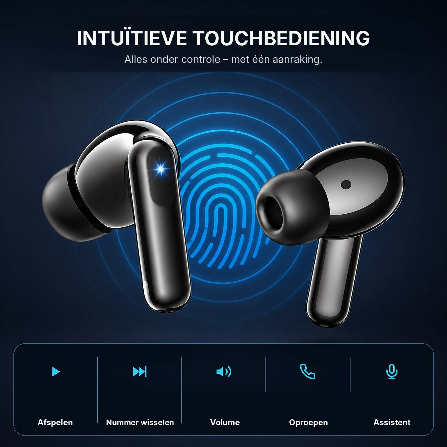 Oryzom AirBeat Ultra – Draadloze in-ear oordopjes met stereogeluid voor een meeslepende luisterervaring