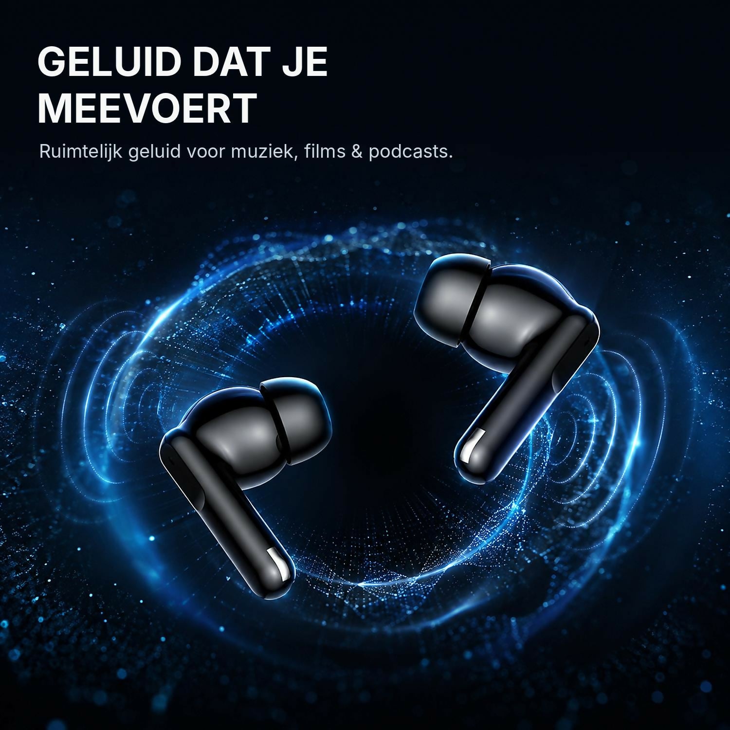 Oryzom AirBeat Ultra – Draadloze in-ear oordopjes met stereogeluid voor een meeslepende luisterervaring