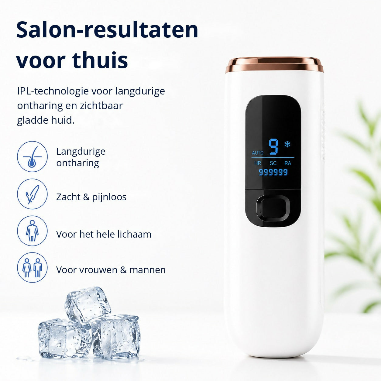 Oryzom ProSilk - IPL-technologie met koelfunctie voor langdurig gladde huid