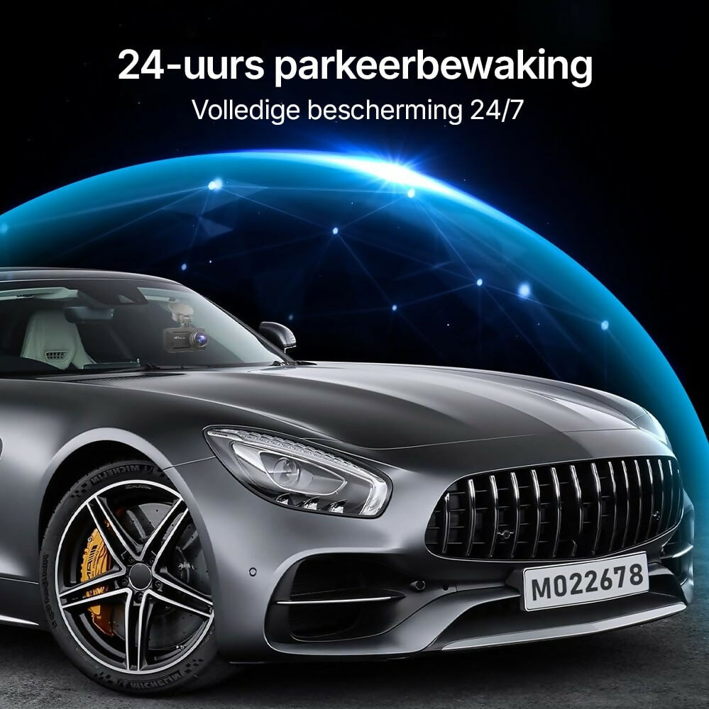 4K Dashcam met 3,94 scherm / Voor & achter / Autocamera met 170° groo